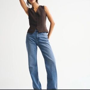 Abercrombie & Fitch High Rise Blue Jeans